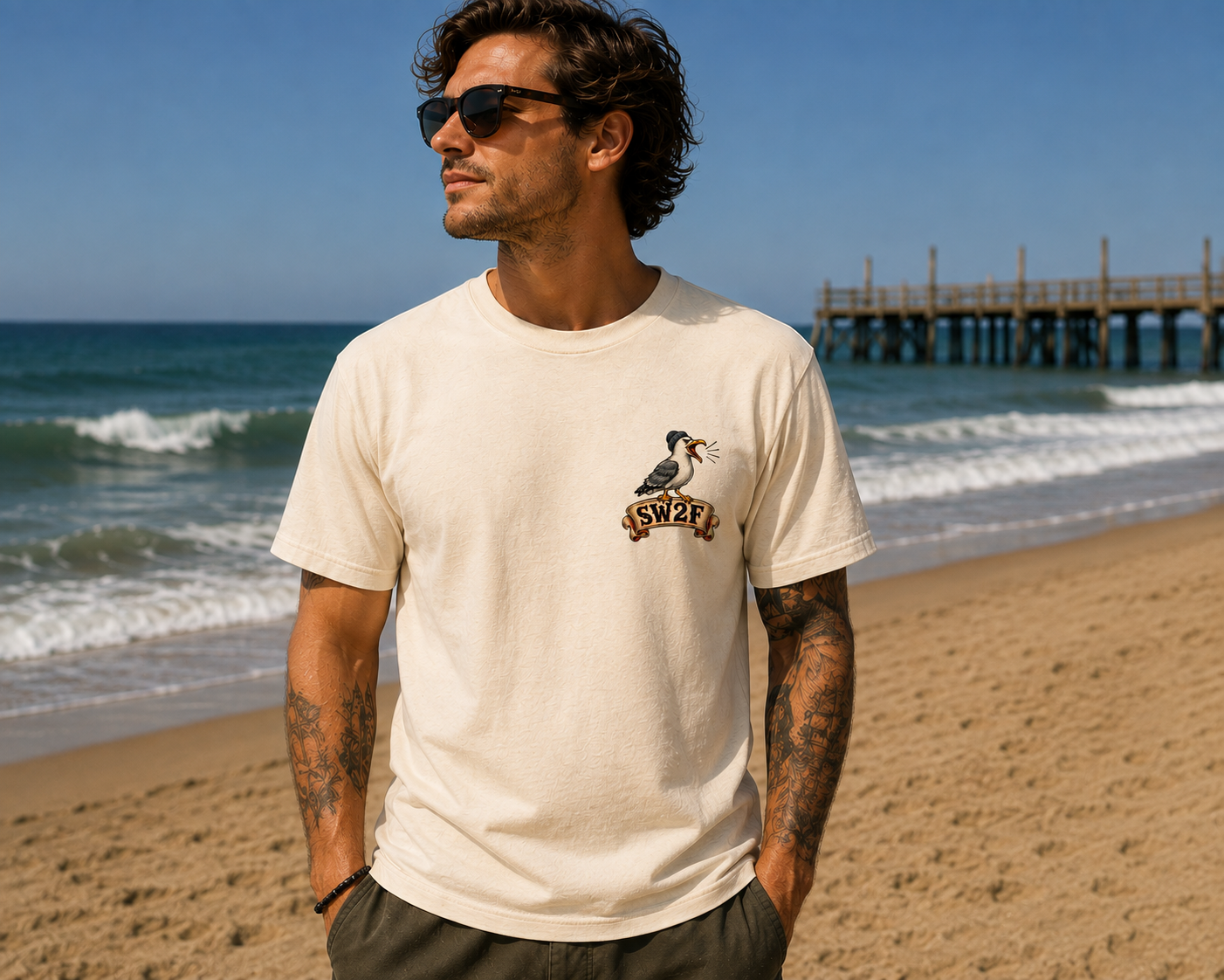 Shit Went To Fuck (SW2F) Fisherman T-Shirt
