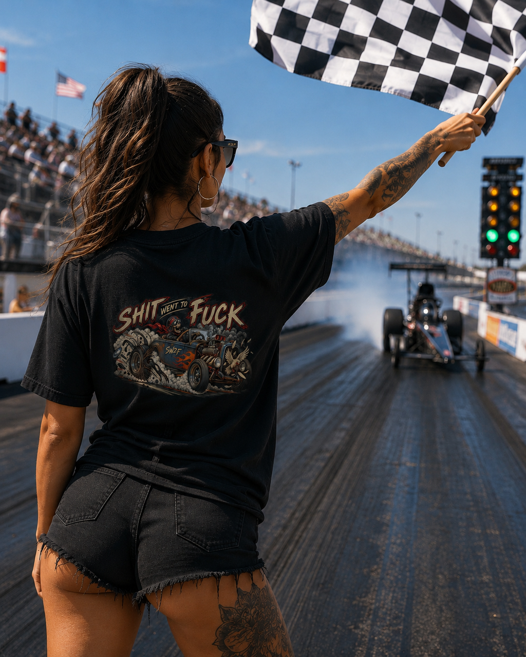 The "Shit Went To Fuck" Roadster Blowout T-Shirt