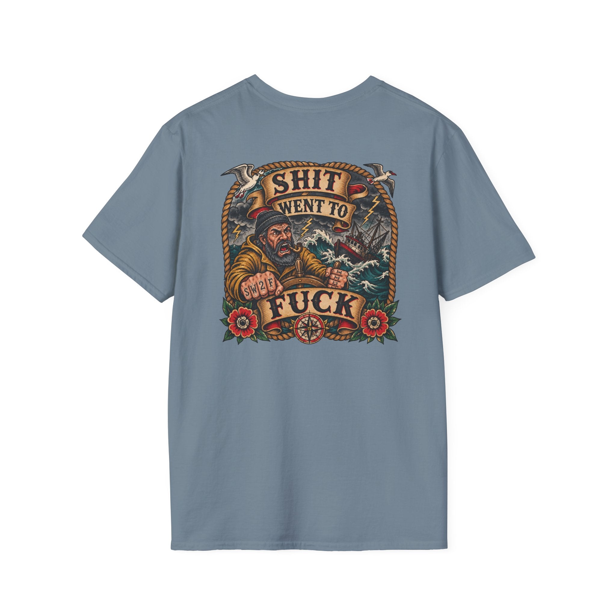 Shit Went To Fuck (SW2F) Fisherman T-Shirt