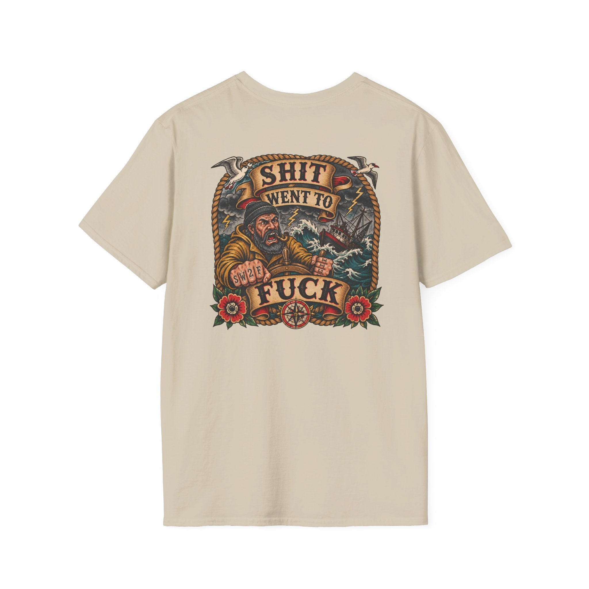 Shit Went To Fuck (SW2F) Fisherman T-Shirt
